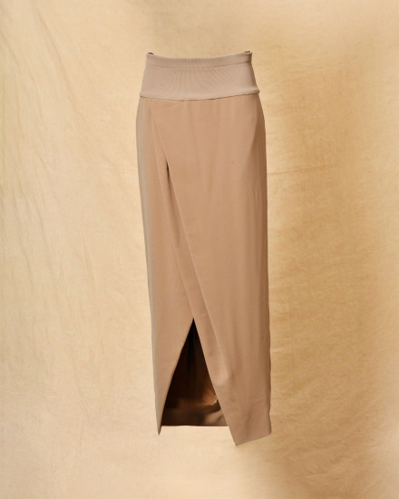 Jupe portefeuille camel Malloni