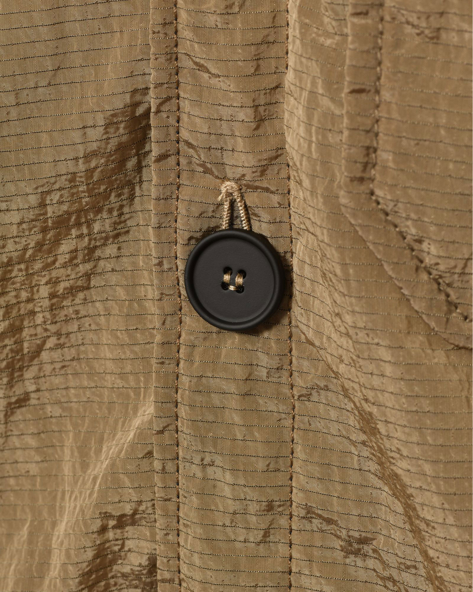 Blouson irisé taupe à petits carreaux T_Coat