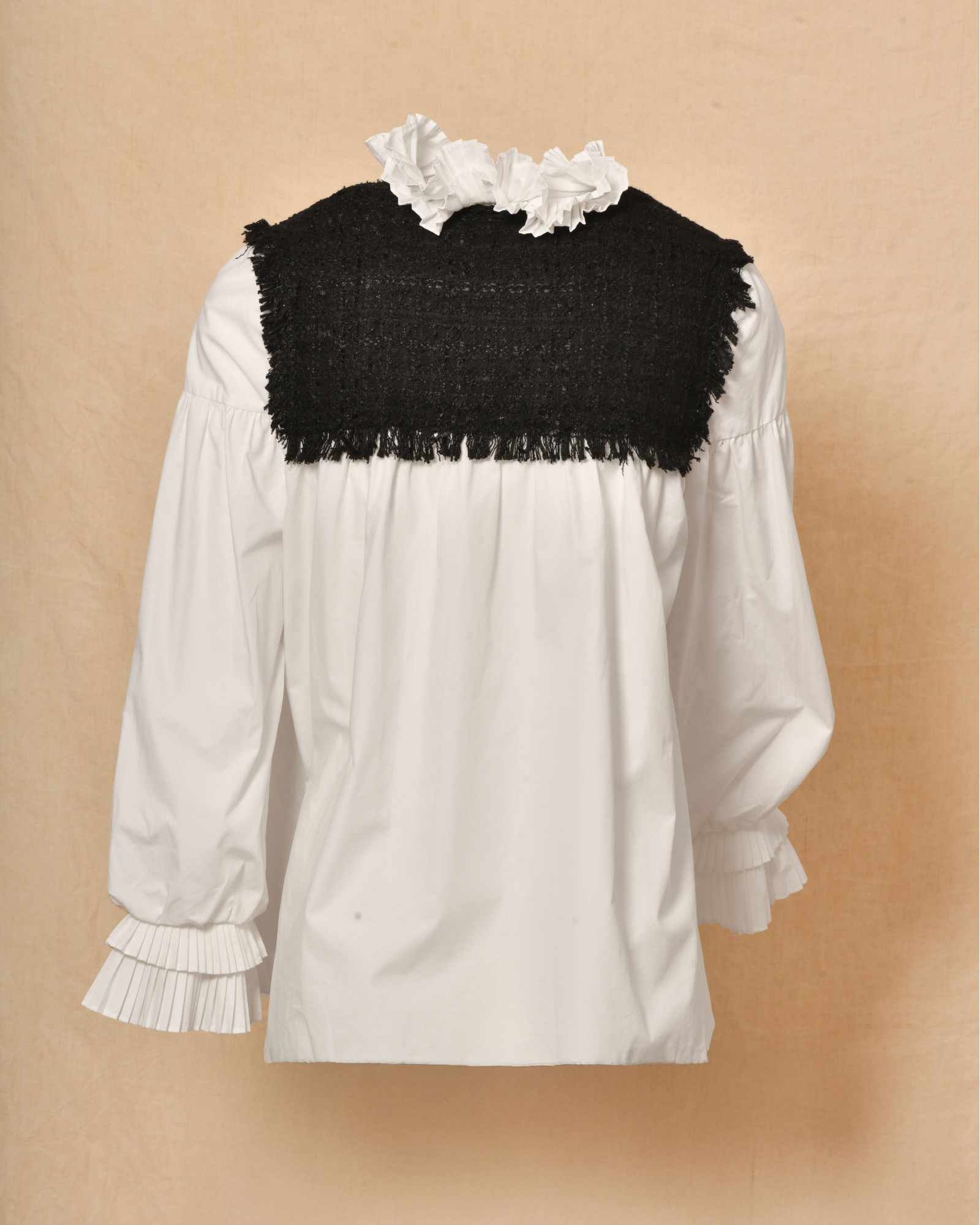 Blouse bi-matière Edward Achour