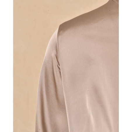 Tunique en satin grise Casheart