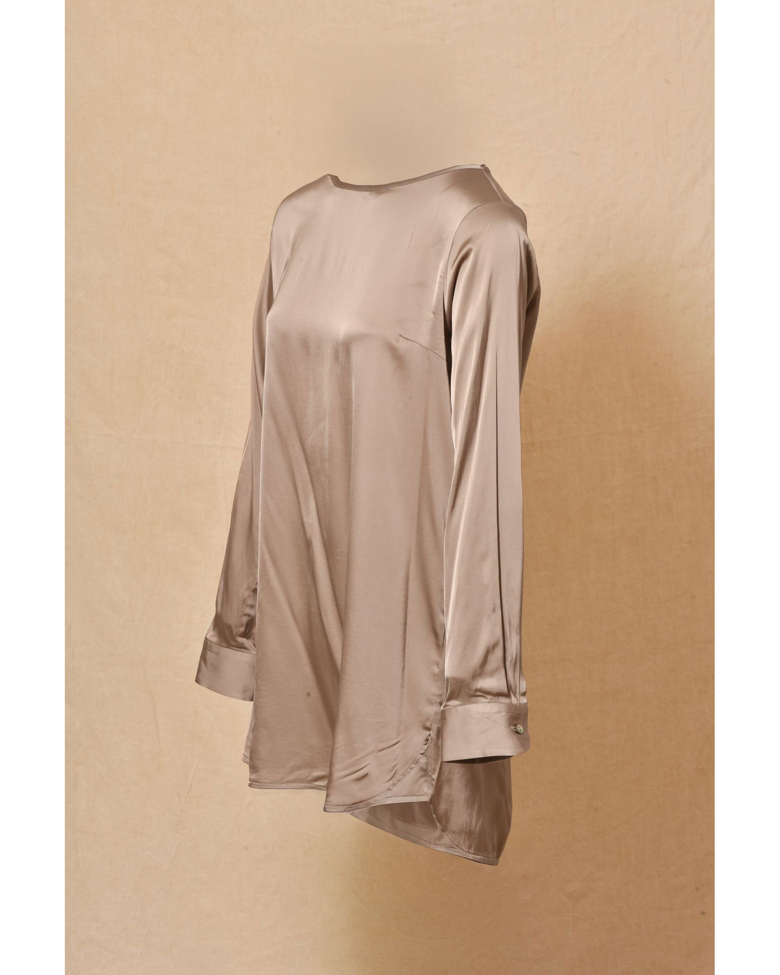 Tunique en satin grise Casheart