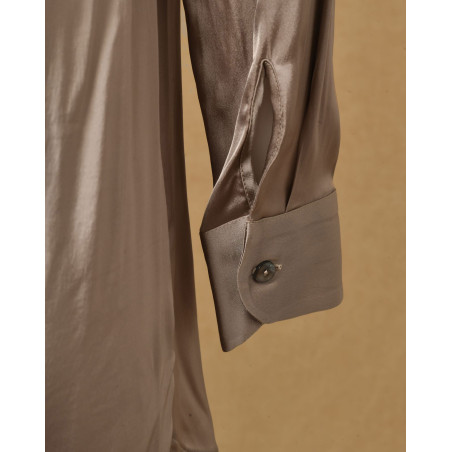 Tunique en satin grise Casheart