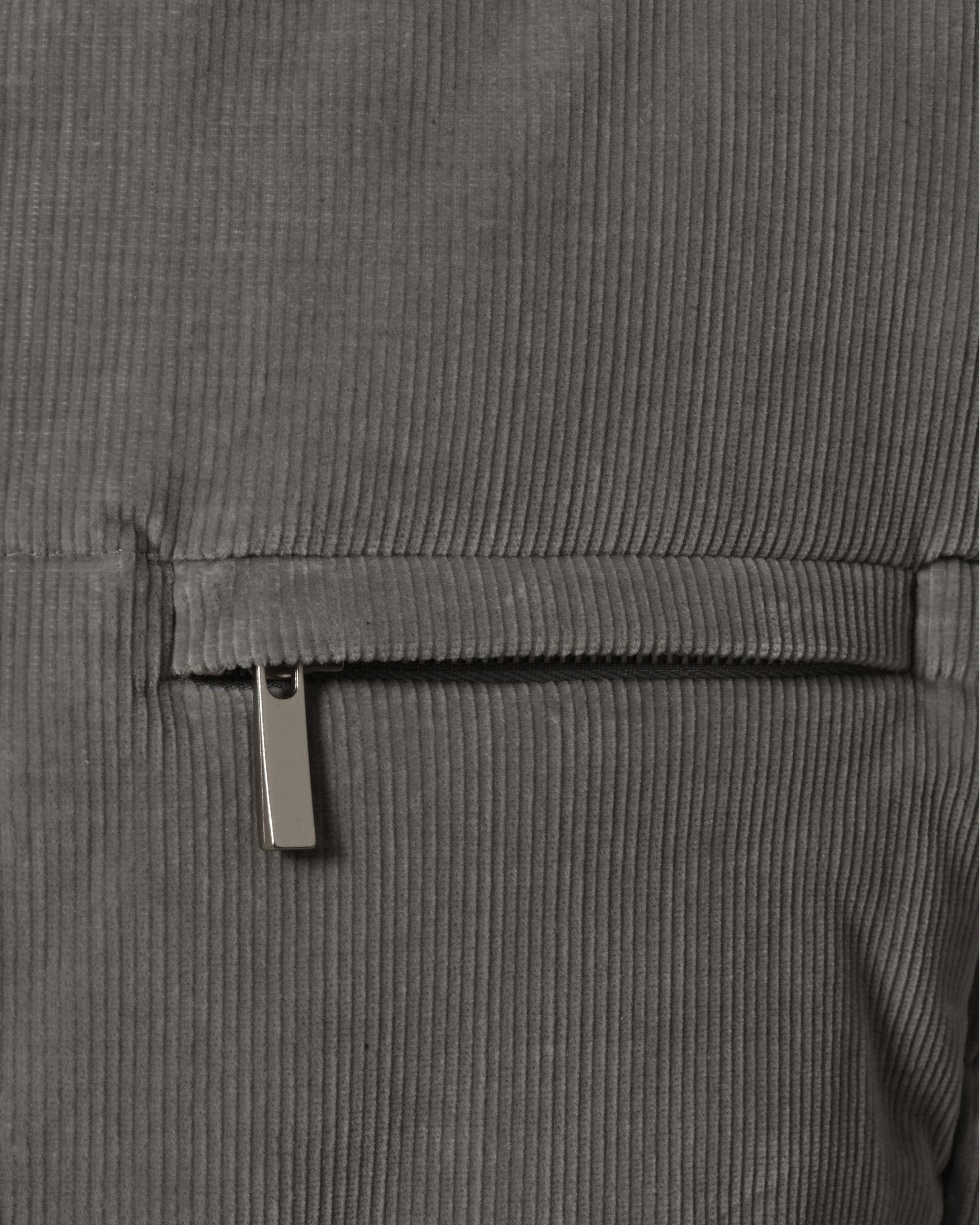 Doudoune côtelée grise Lorena Antoniazzi