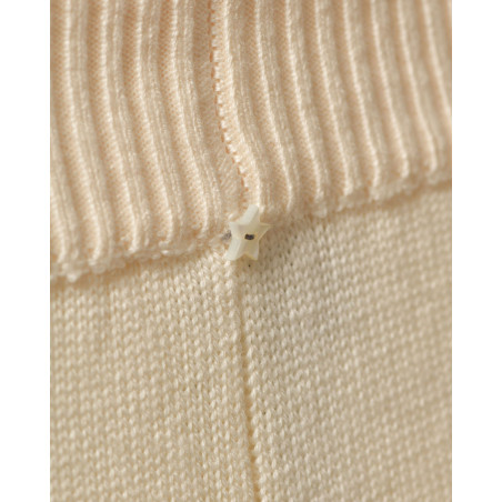 Pantalon de jogging en laine crème Lorena Antoniazzi