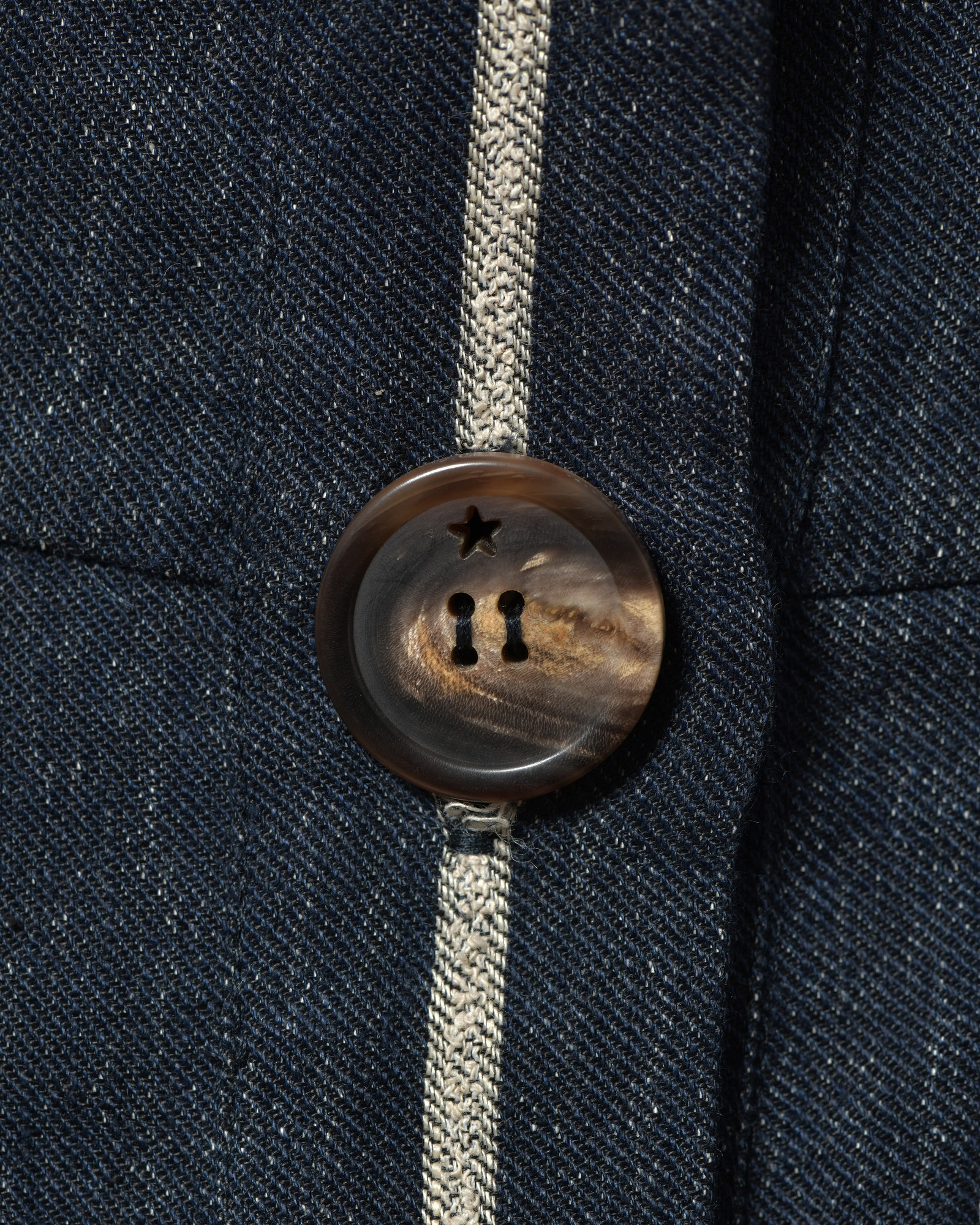 Chemisier sans manches en lin à rayures Lorena Antoniazzi