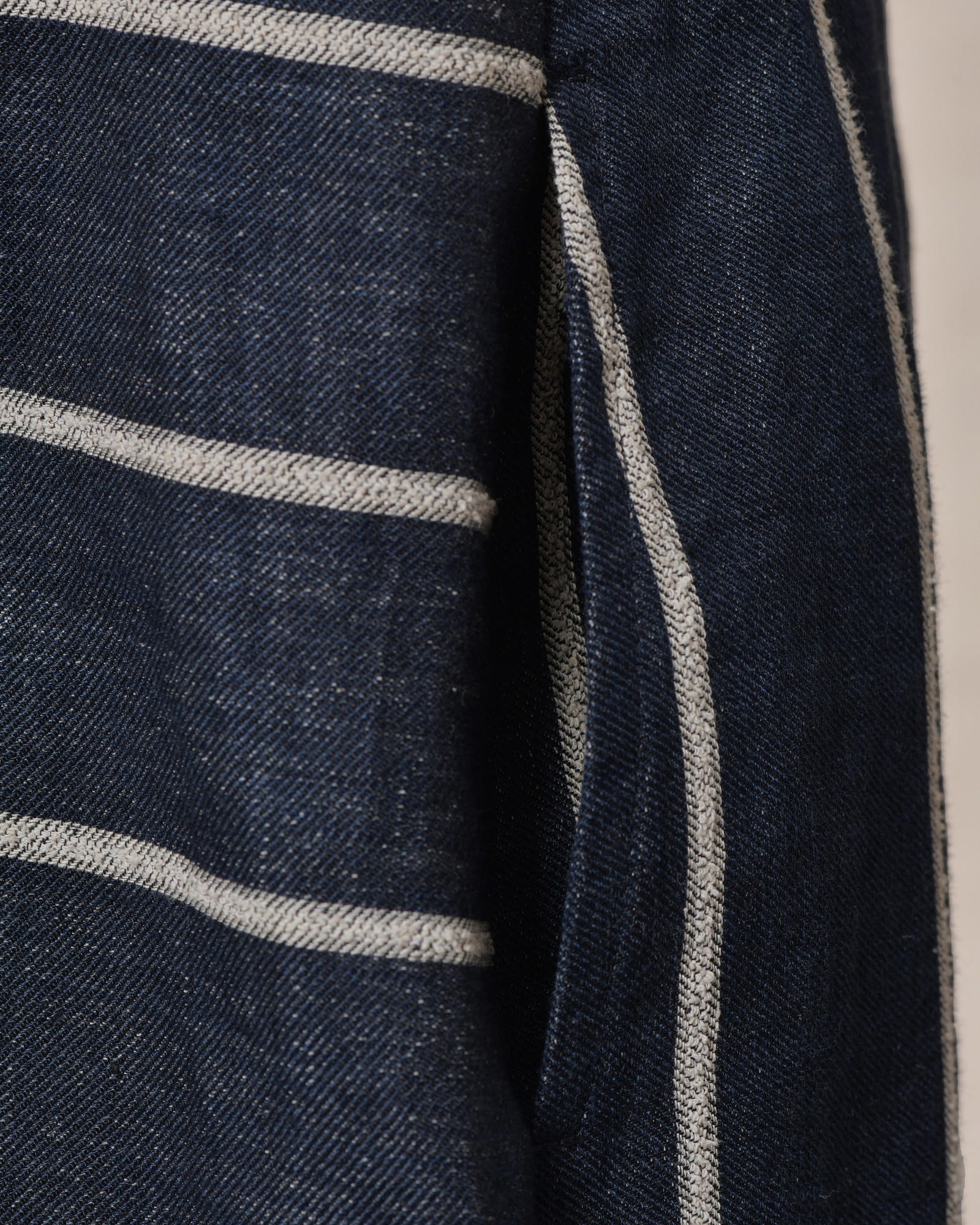 Chemisier sans manches en lin à rayures Lorena Antoniazzi