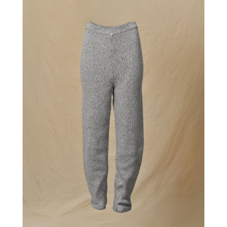Pantalon en maille gris Lorena Antoniazzi