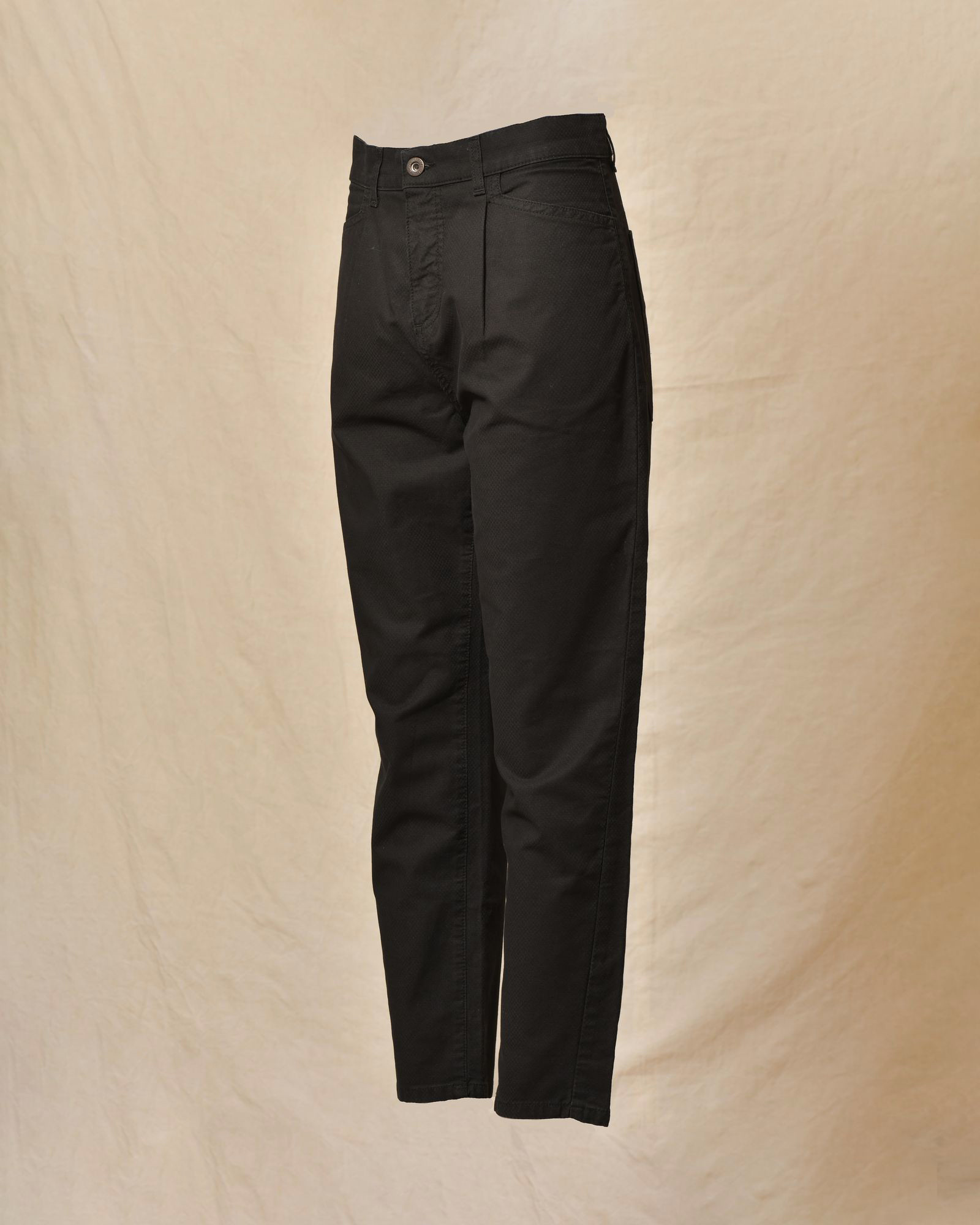 Pantalon à mini carreaux noir Ixos