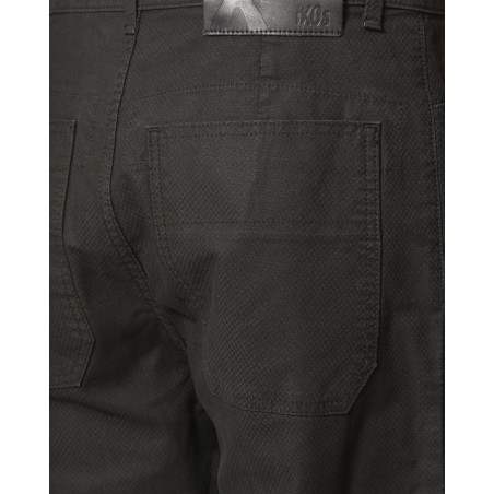 Pantalon à mini carreaux noir Ixos