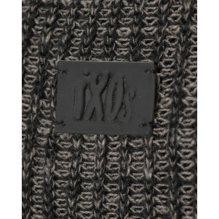 Pull en maille chiné noir Ixos