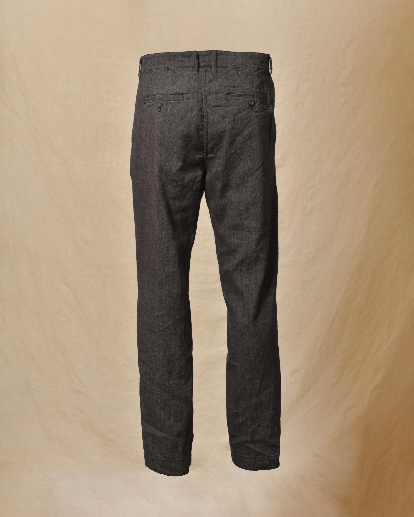Pantalon en lin chiné gris Ixos
