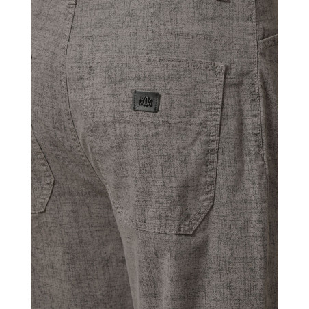 Pantalon chiné gris à motifs abstraits Ixos