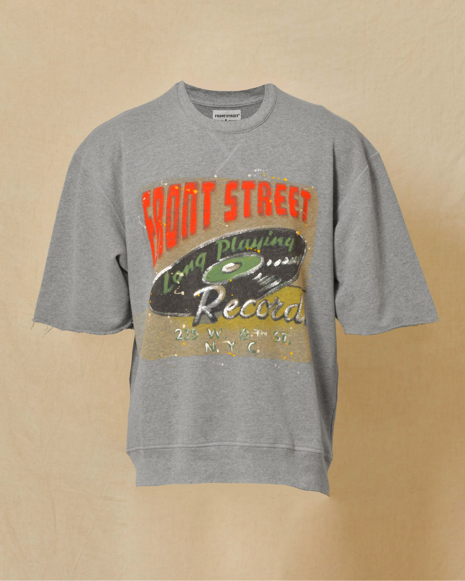 T-shirt manches courtes à imprimé vinyle Front Street