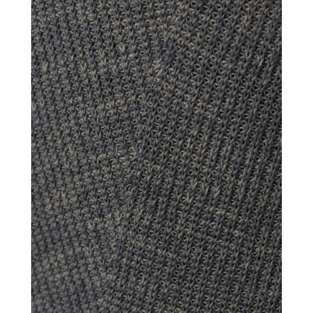 Pull en maille chiné bleu Ixos