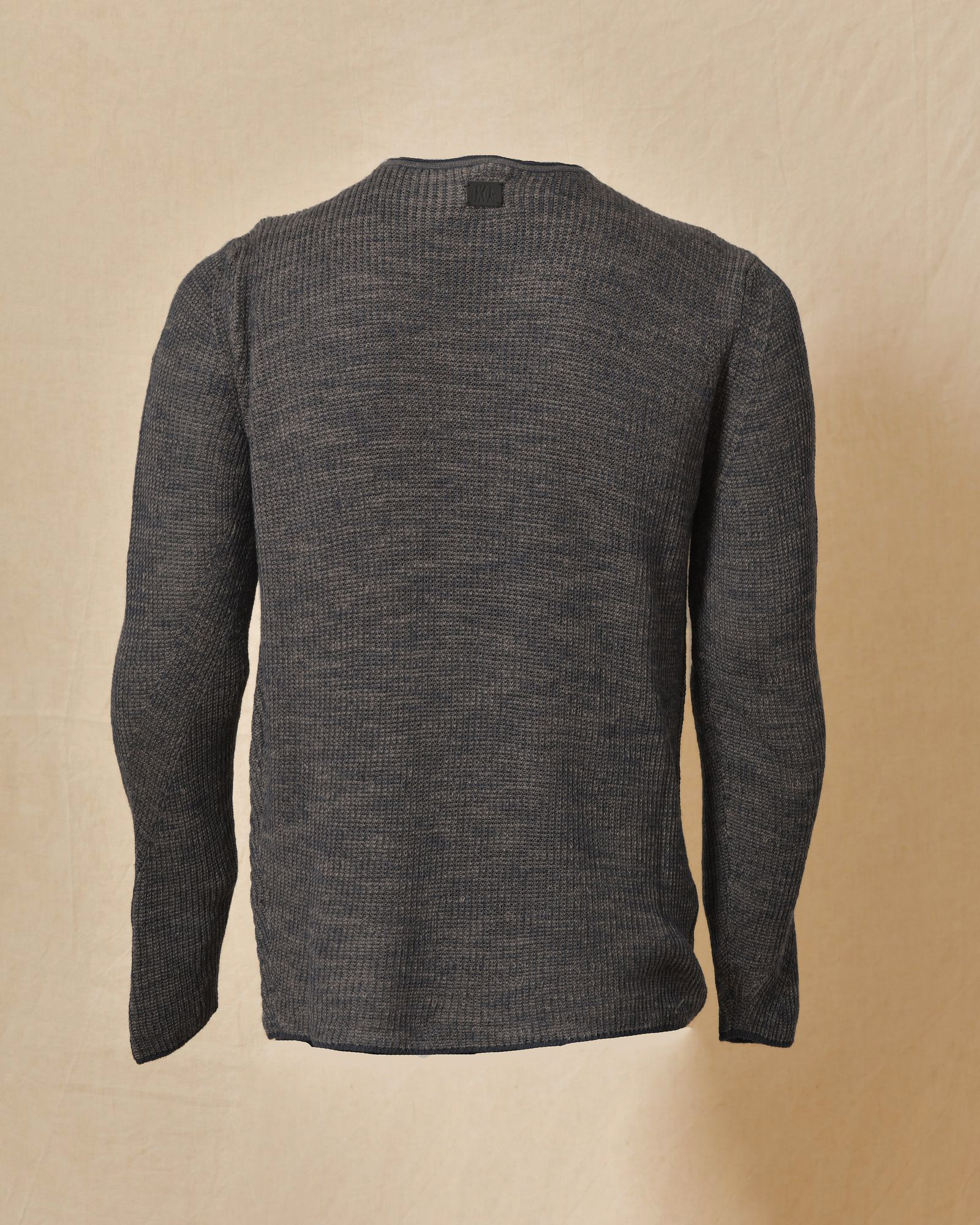 Pull en maille chiné bleu Ixos