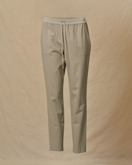 Pantalon de jogging taupe Lorena Antoniazzi