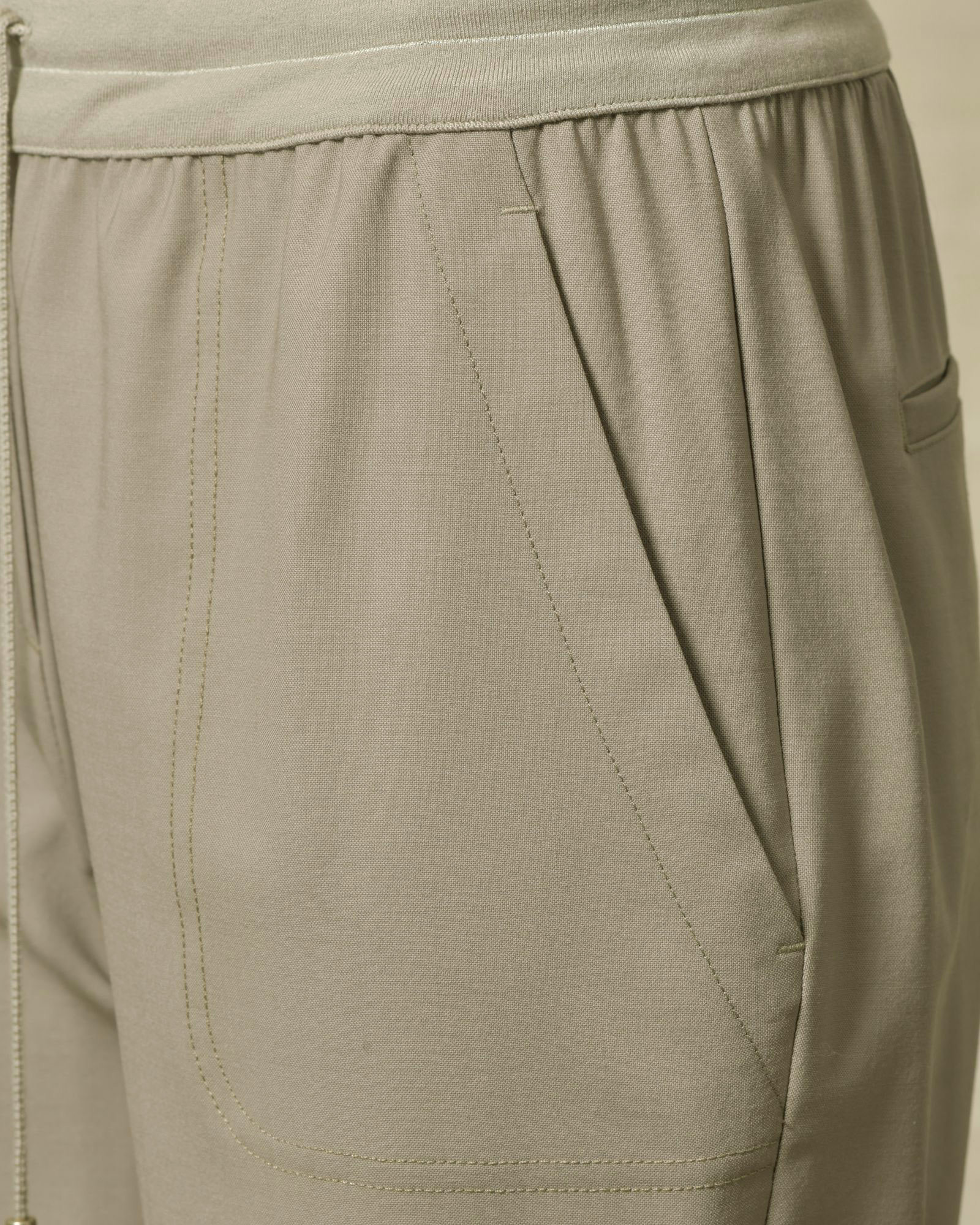 Pantalon de jogging taupe Lorena Antoniazzi