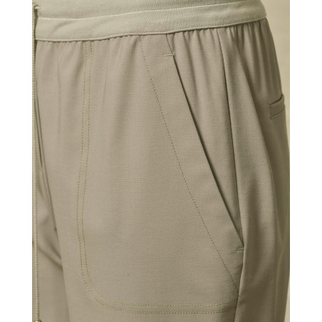 Pantalon de jogging taupe Lorena Antoniazzi