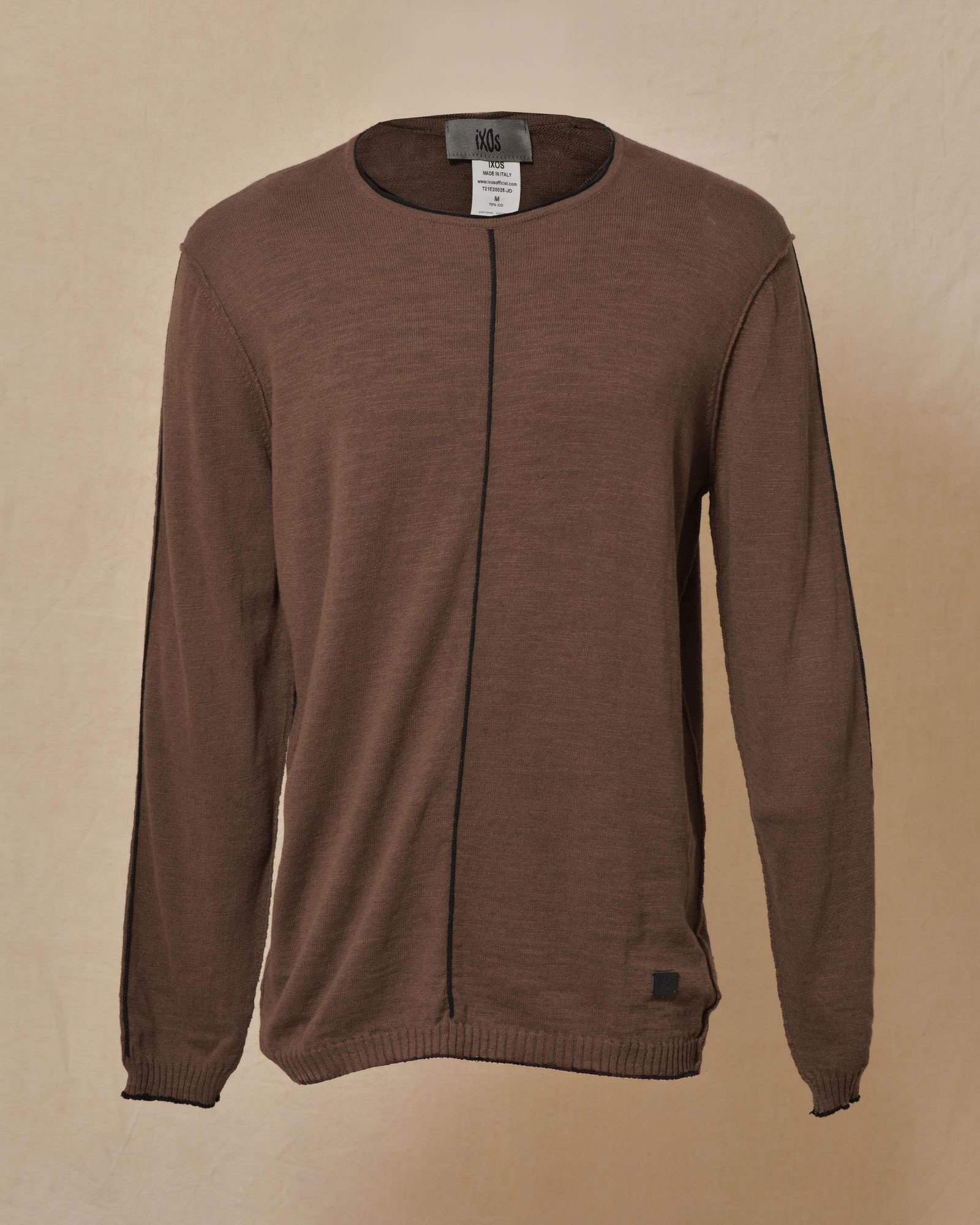 Pull en maille marron Ixos