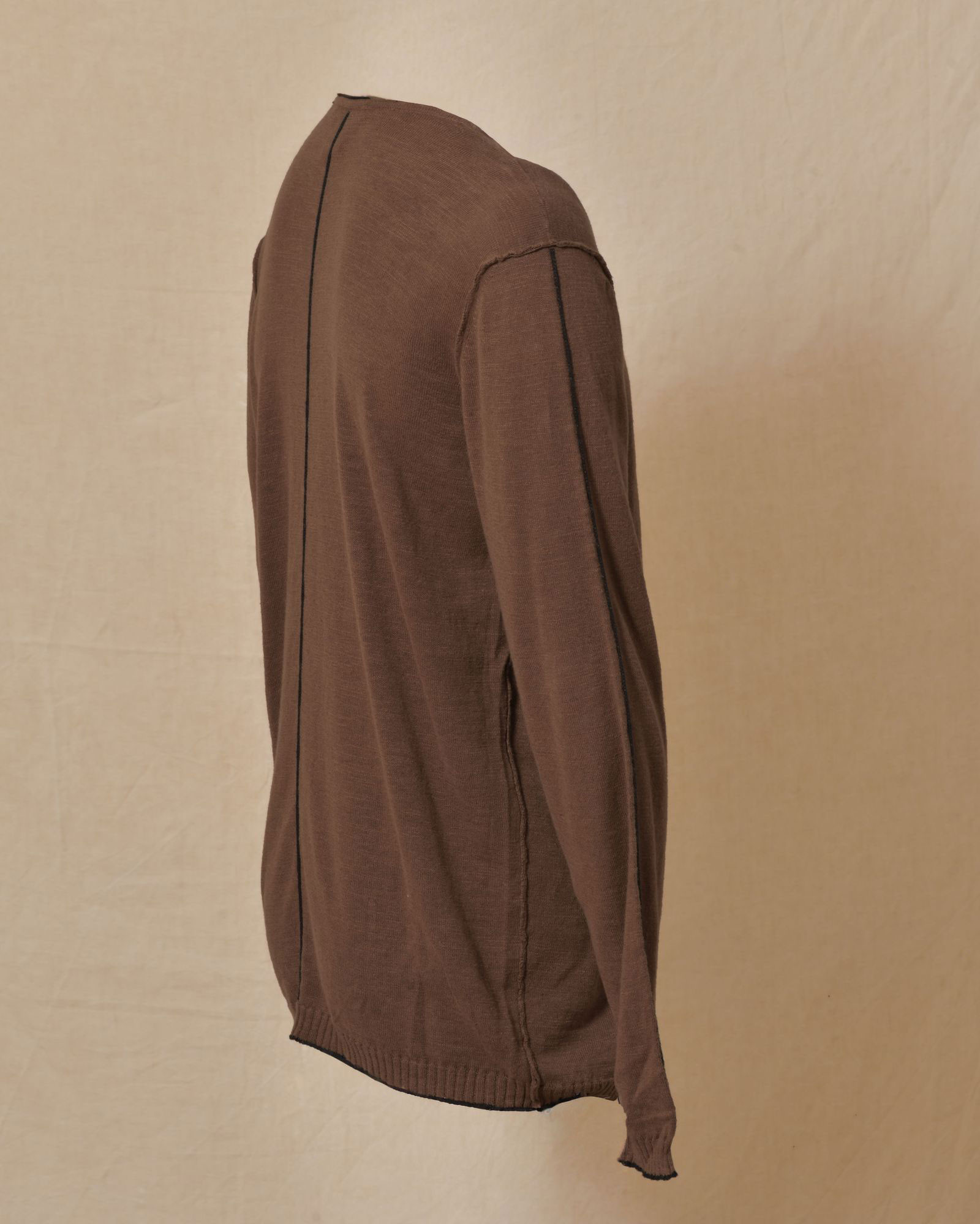 Pull en maille marron Ixos