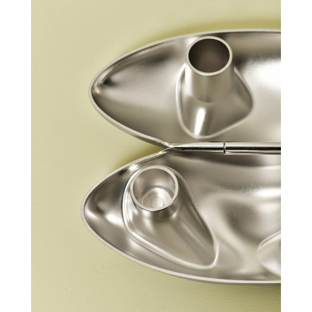 Bougeoir pliable chromé Published by