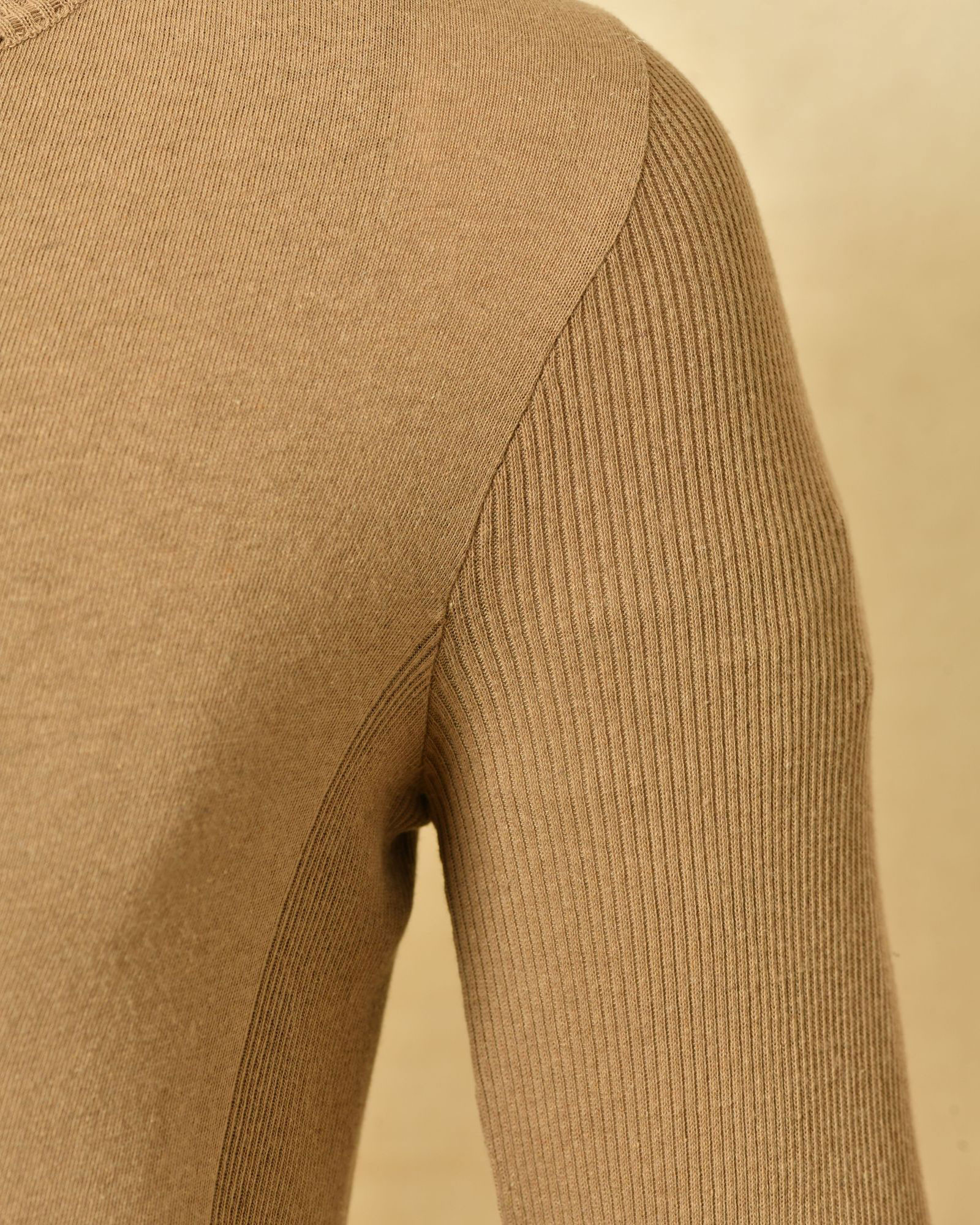 Pull en maille à manches côtelées Ixos