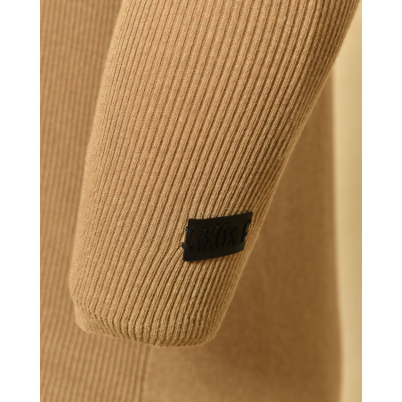 Pull en maille à manches côtelées Ixos