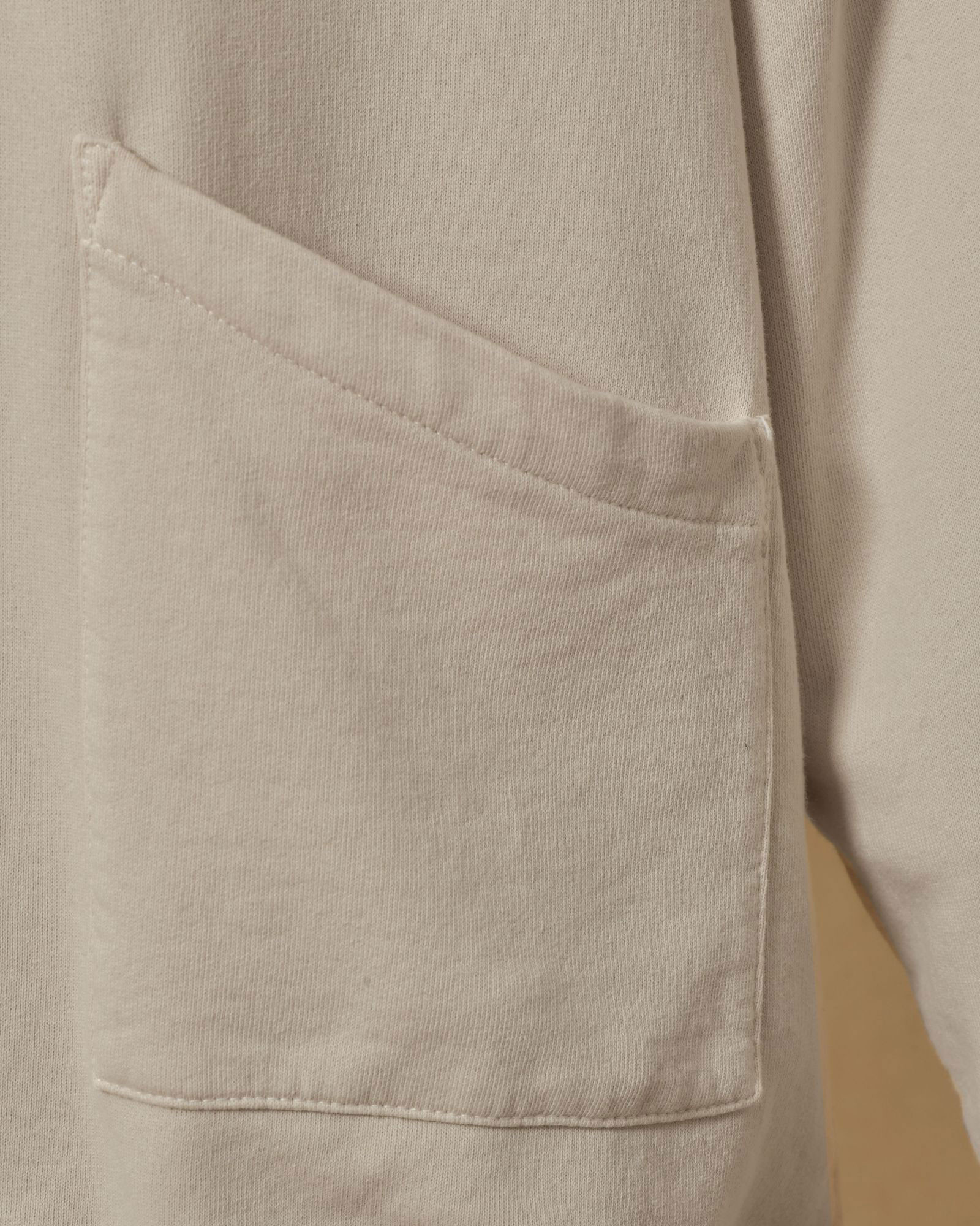 Sweat à capuche beige Front Steet