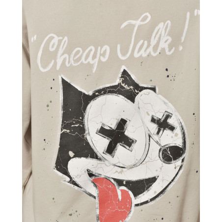 Sweat à capuche beige Front Steet