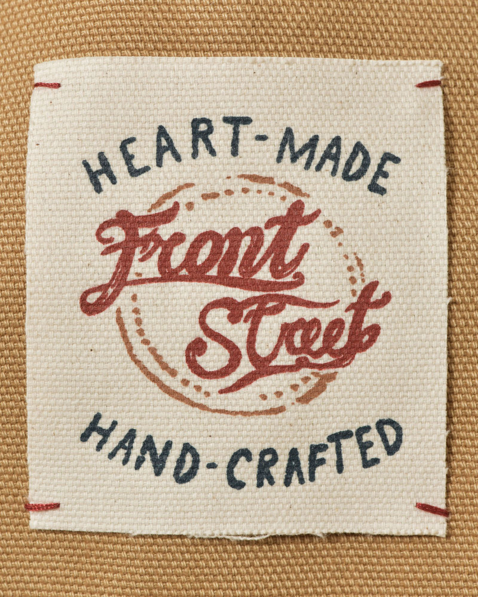 Gilet utilitaire camel Front Street