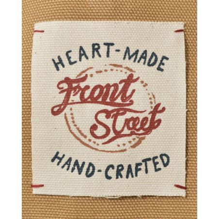 Gilet utilitaire camel Front Street