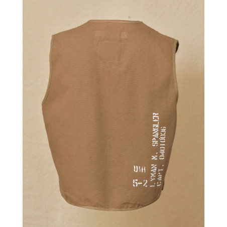 Gilet utilitaire camel Front Street