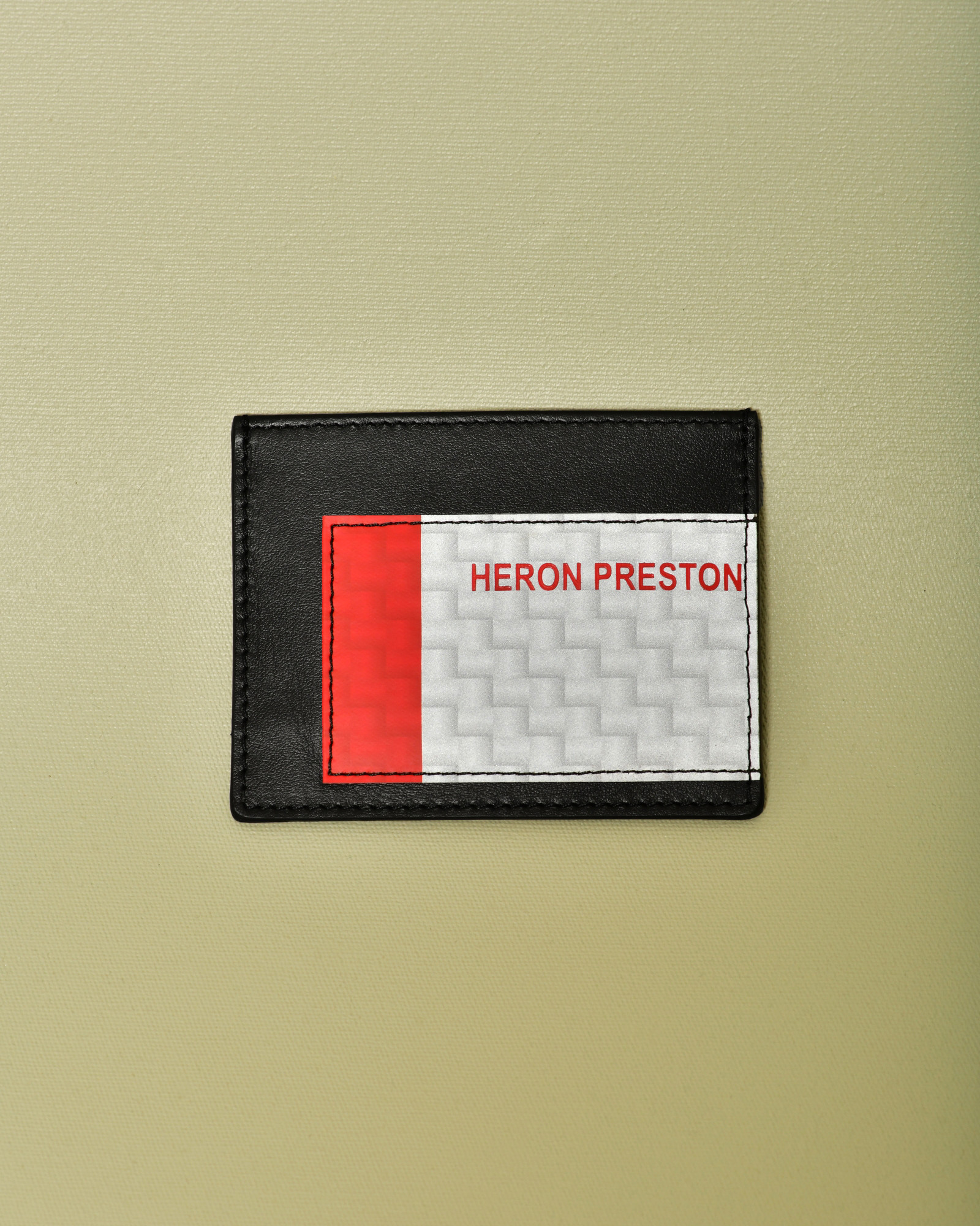 Portes cartes en cuir Heron Preston