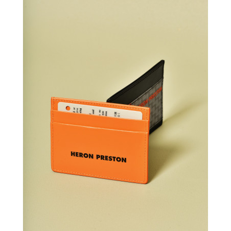 Portes cartes en cuir Heron Preston