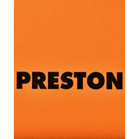 Portes cartes en cuir orange Heron Preston