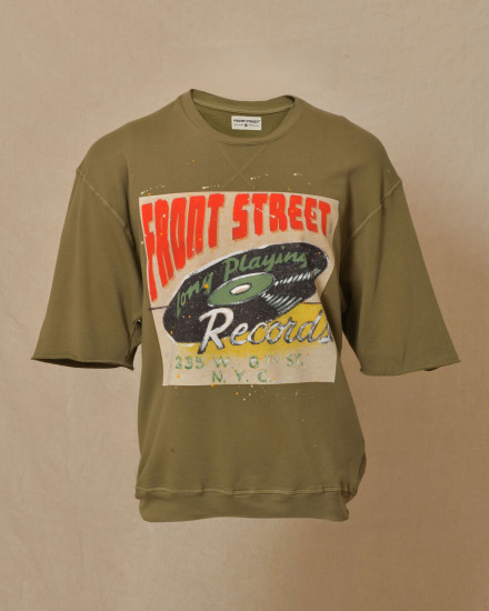 T-shirt manches courtes à imprimé vinyle Front Street