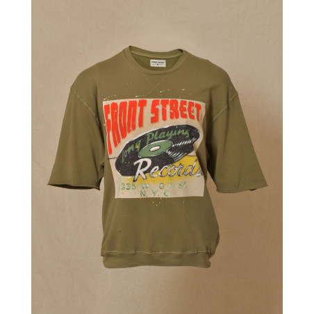 T-shirt manches courtes à imprimé vinyle Front Street