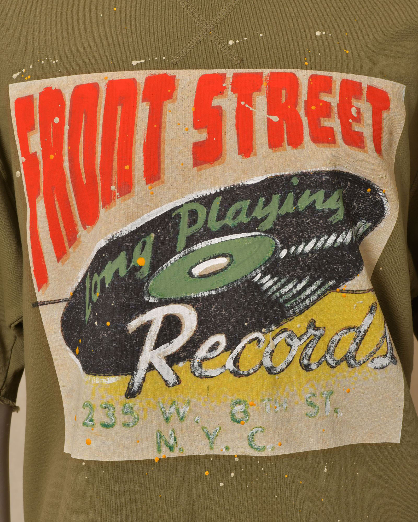 T-shirt manches courtes à imprimé vinyle Front Street