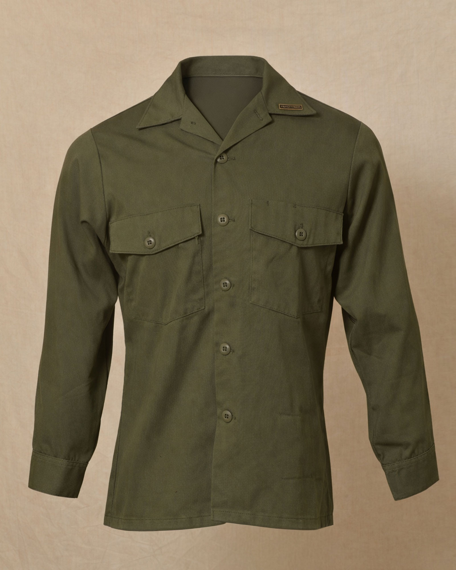 Chemise en coton kaki à imprimé "Popeye" Front Street