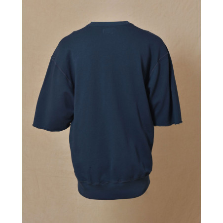 T-shirt manches courtes à imprimé bleu Front Street