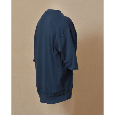 T-shirt manches courtes à imprimé bleu Front Street