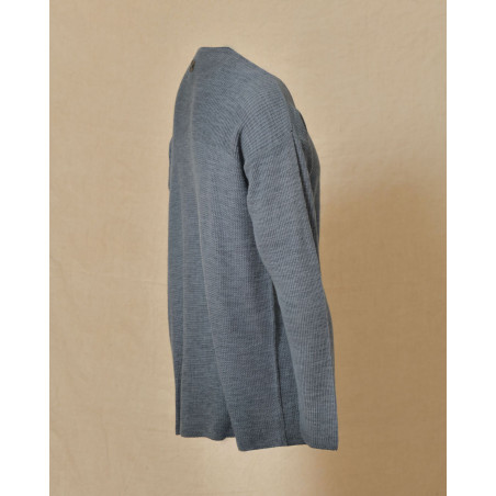 Pull en maille bleu Ixos