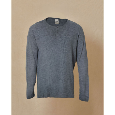 Pull en maille bleu Ixos