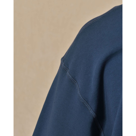 T-shirt manches courtes à imprimé bleu Front Street