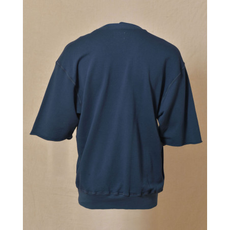 T-shirt manches courtes à imprimé bleu Front Street