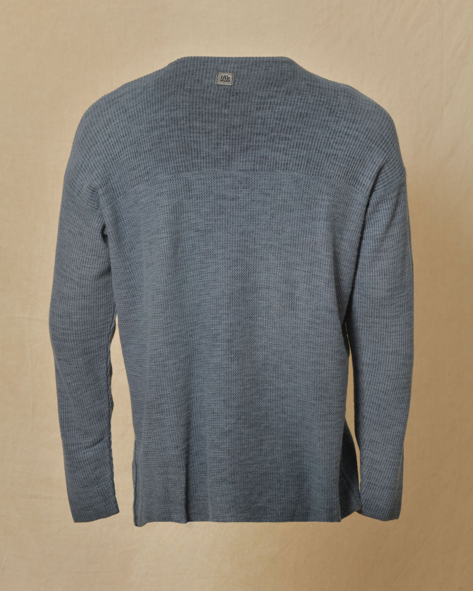 Pull en maille bleu Ixos