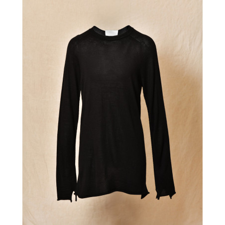 Pull en laine oversize noir Lost & Found