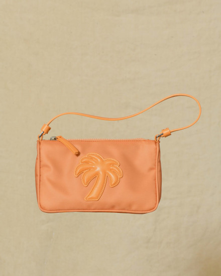Mini sac porté épaule orange Palm Angels