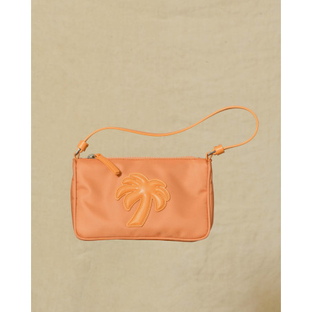 Mini sac porté épaule orange Palm Angels