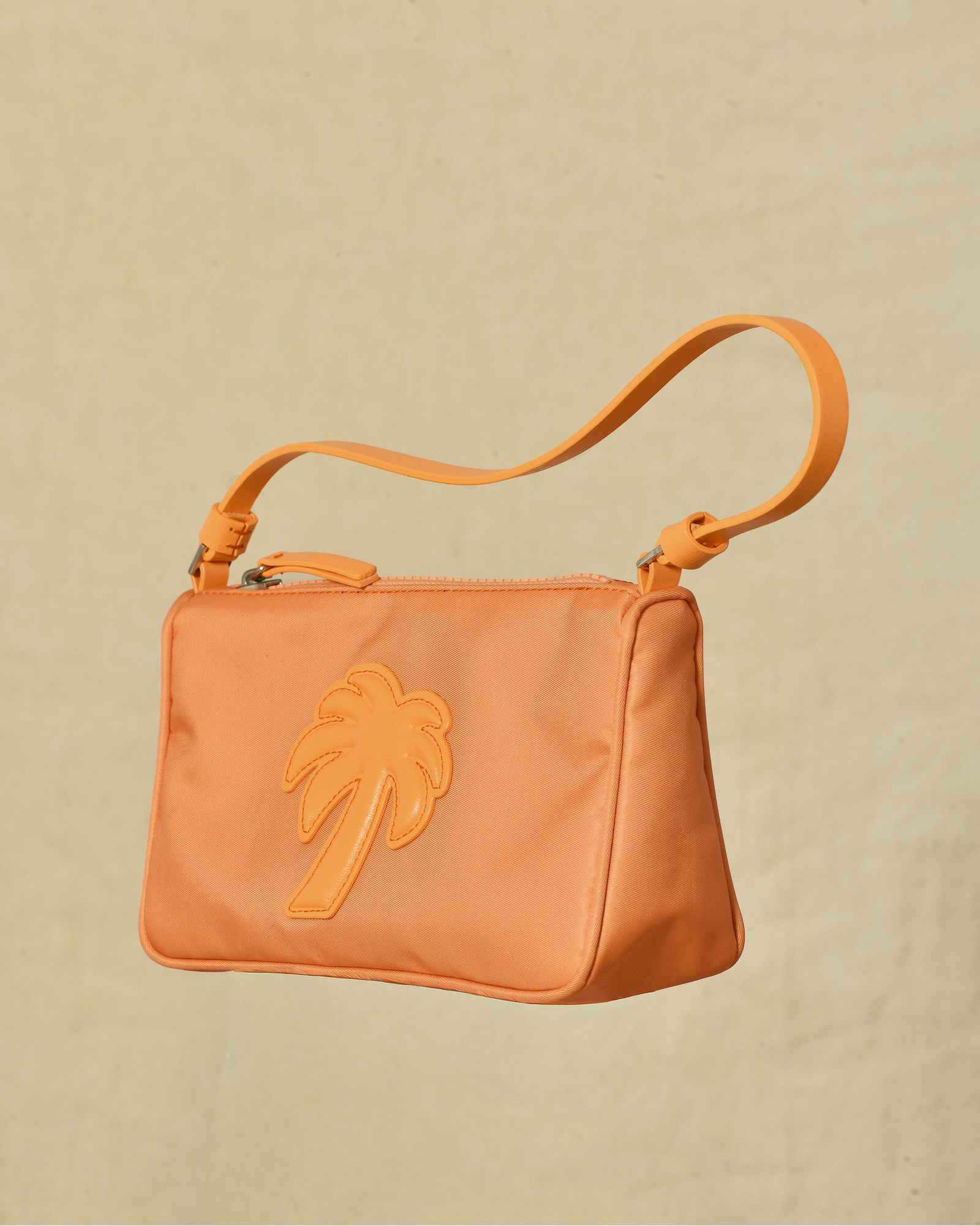 Mini sac porté épaule orange Palm Angels